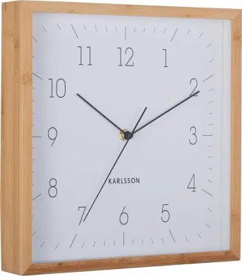 Настенные часы Karlsson Neat, дерево, 29,2 29,2 см, белые