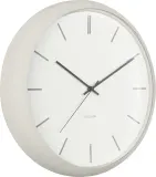 Настенные часы Karlsson Nirvana Globe, металл, 40 см, бежевые — фото 1