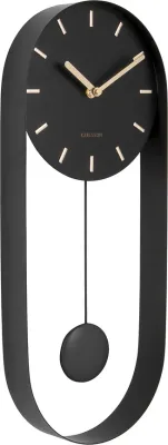 Настенные часы Karlsson Pendulum Charm, нержавеющая сталь, 20 50 см
