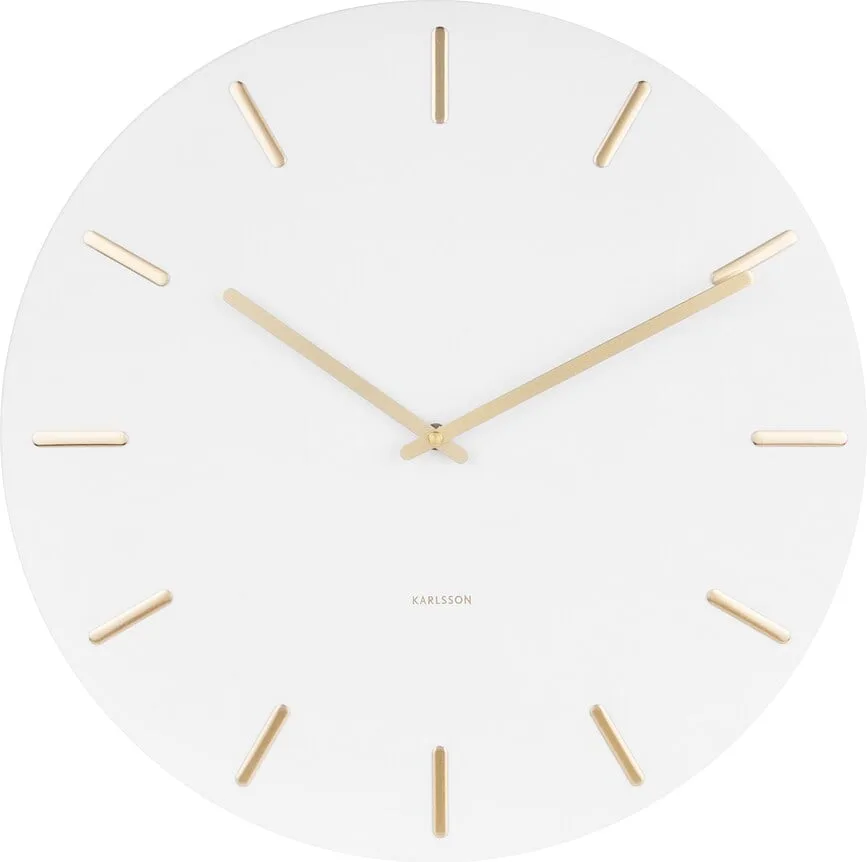 Настенные часы karlsson charm, металл · арт. fabr KA5821WH