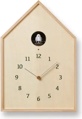 Настенные часы Lemnos z kukulka Birdhouse, фанера, 26,8 см