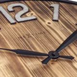 Настенные часы NeXtime Aberdeen, дерево, 50 см, коричневые — фото 3