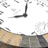 Настенные часы NeXtime Aster, пластик, 43,5 см, разноцветные — фото 4