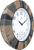 Настенные часы NeXtime Aster, пластик, 43,5 см, разноцветные — фото 8