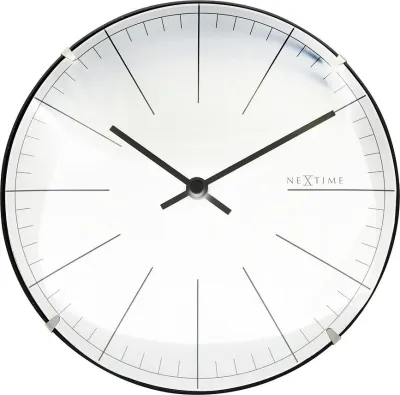 Настенные часы NeXtime Big Stripe, стекло, 20 см