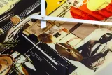 Настенные часы NeXtime Blues, стекло, 43 см, разноцветные — фото 3