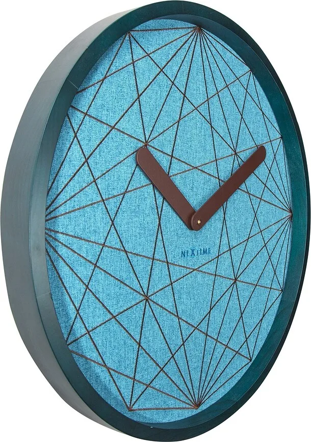 Настенные часы NeXtime Calmest geometryczny, дерево, 50 см