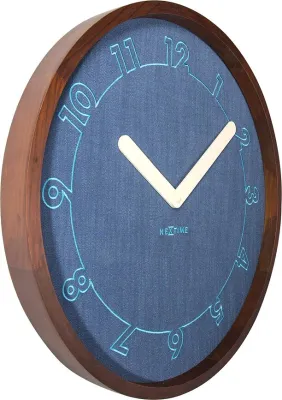 Настенные часы NeXtime Calmest klasyczny, дерево, 50 см