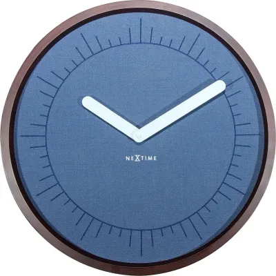 Настенные часы NeXtime Calmest nowoczesny, дерево, 50 см