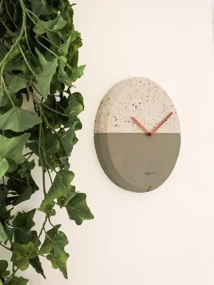 Настенные часы NeXtime Conrazzo, бетон, 32 см