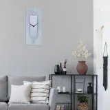 Настенные часы NeXtime Dali, стекло, 30 см, серые — фото 3