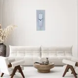 Настенные часы NeXtime Dali, стекло, 30 см, серые — фото 8