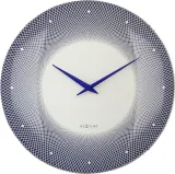 Настенные часы NeXtime Deep 50, стекло, 50 см, синие — фото 1