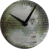 Настенные часы NeXtime Disco, стекло, 30 см, зелёные — фото 1