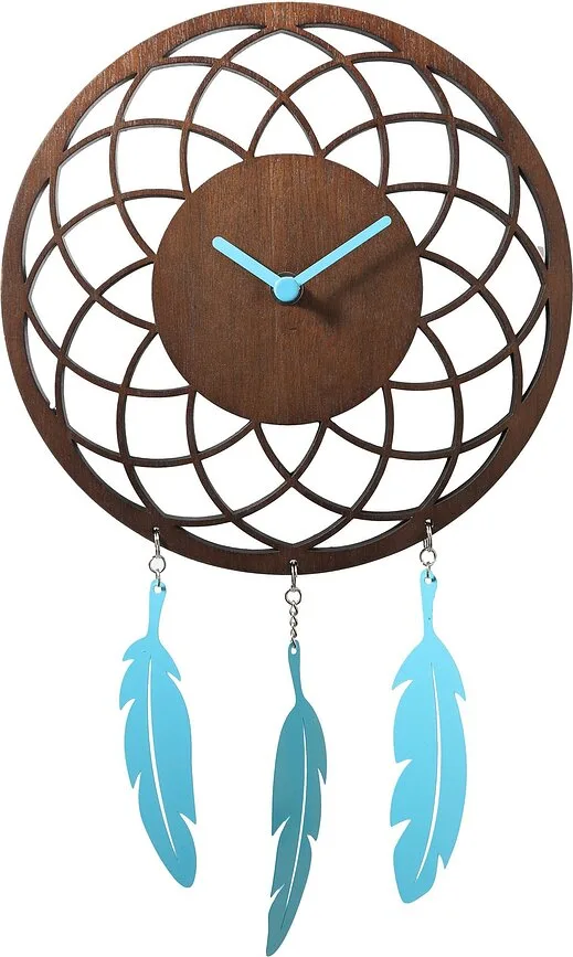 Настенные часы NeXtime Dreamcatcher, дерево, 24 см