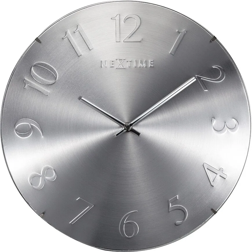 Настенные часы NeXtime Elegant Dome, металл, 35 см