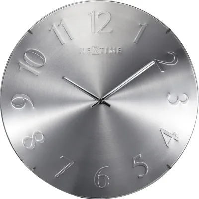 Настенные часы NeXtime Elegant Dome, металл, 35 см