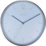 Настенные часы NeXtime Essential Silver, металл, 34 см — фото 1