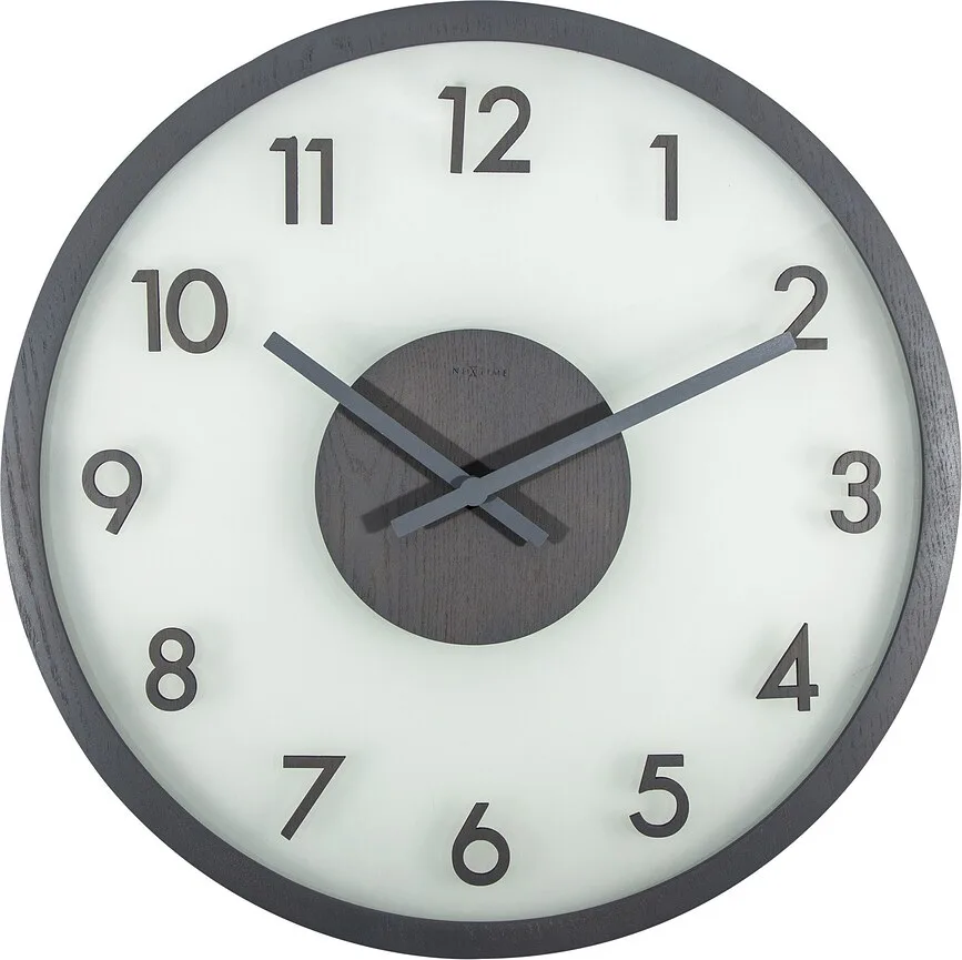 Настенные часы NeXtime Frosted Wood, дерево, 50 см