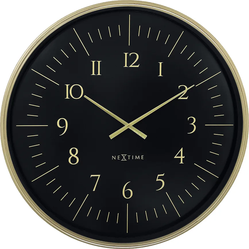 Настенные часы NeXtime Galaxy Large, пластик, 77 см, белые