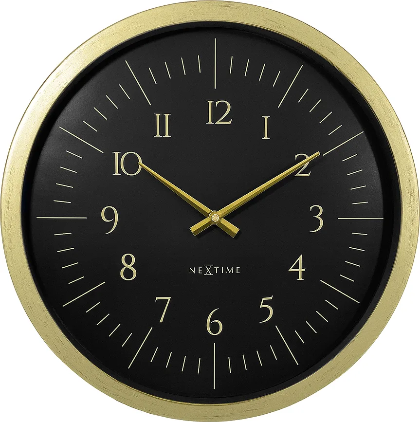 Настенные часы NeXtime Galaxy, пластик, 40 см, белые