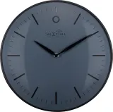 Настенные часы NeXtime Glamour, металл, 30 см, чёрные — фото 1