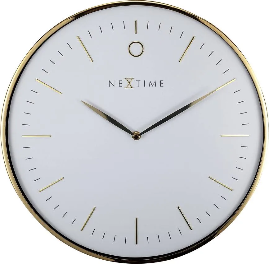 Настенные часы NeXtime Glamour, металл, 40 см
