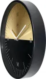 Настенные часы NeXtime Half, пластик, 30 см, чёрные — фото 4