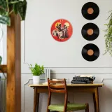 Настенные часы NeXtime Jazz, стекло, 43 см, разноцветные — фото 2