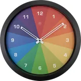 Настенные часы NeXtime Joy, пластик, 36 см, разноцветные — фото 3