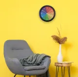 Настенные часы NeXtime Joy, пластик, 36 см, разноцветные — фото 6