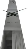 Настенные часы NeXtime Long Island, нержавеющая сталь, 170 см, серебристые — фото 4