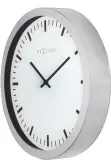 Настенные часы NeXtime Magic, металл, 25,5 35 см, серебристые — фото 1