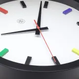 Настенные часы NeXtime Mix, пластик, 36 см, разноцветные — фото 4