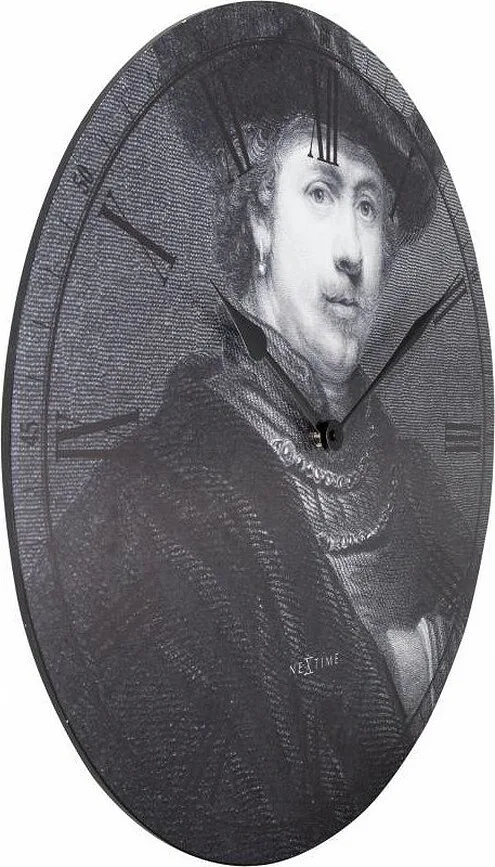 Настенные часы NeXtime Rembrandt, дерево, 50 см