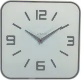Настенные часы NeXtime Shoko, стекло, 43 43 см, белые — фото 1