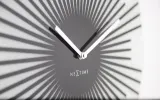 Настенные часы NeXtime Sticks black, стекло, 43 см, чёрные — фото 2