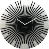 Настенные часы NeXtime Sticks black, стекло, 43 см, чёрные — фото 3