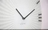 Настенные часы NeXtime Sticks, стекло, 43 см, белые — фото 2