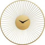 Настенные часы NeXtime Vasco Round, металл, 80 см, золотистые — фото 2