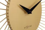 Настенные часы NeXtime Vasco Round, металл, 80 см, золотистые — фото 4