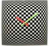 Настенные часы NeXtime Victor, стекло, 30 см, разноцветные — фото 1