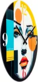 Настенные часы NeXtime Vogue, стекло, 43 см, разноцветные — фото 7