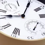 Настенные часы NeXtime, металл, 40,5 см, коричневые — фото 1