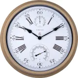 Настенные часы NeXtime, металл, 40,5 см, коричневые — фото 3