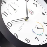 Настенные часы NeXtime, пластик, 25,5 см, чёрные — фото 2