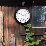 Настенные часы NeXtime, пластик, 25,5 см, чёрные — фото 4