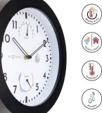 Настенные часы NeXtime, пластик, 25,5 см, чёрные — фото 6