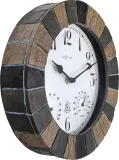 Настенные часы NeXtime, пластик, 26 см, разноцветные — фото 1