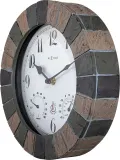 Настенные часы NeXtime, пластик, 26 см, разноцветные — фото 6